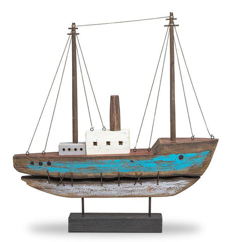 Shoreline Boat, Blue - Large