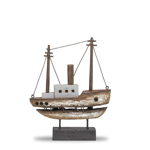 Shoreline Boat, White - Small