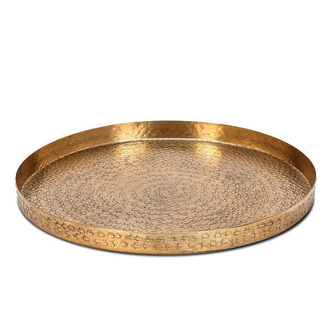 Gold Hammered Tray