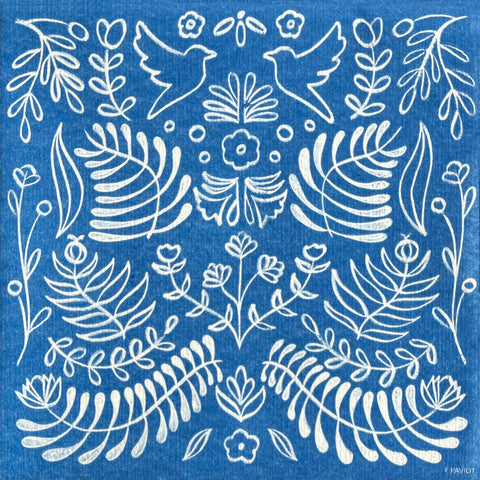 Paviot Dinner Napkins, Amazionia Bleu