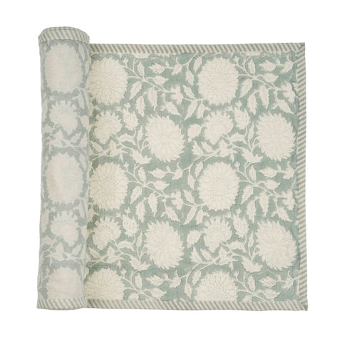 Maeve Table Runner, Mist