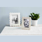 Scalloped Marble Frames