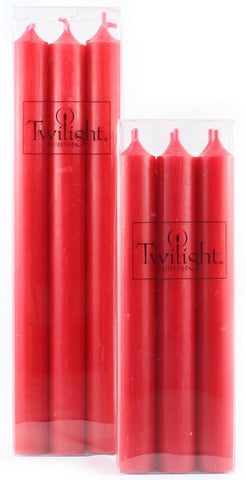 Dinner Candle Pack, Red