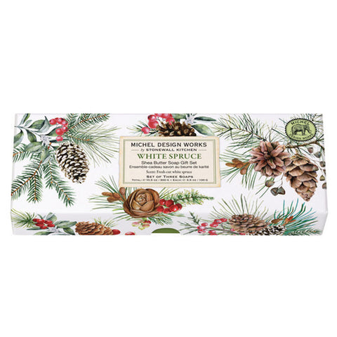 White Spruce Soap Set