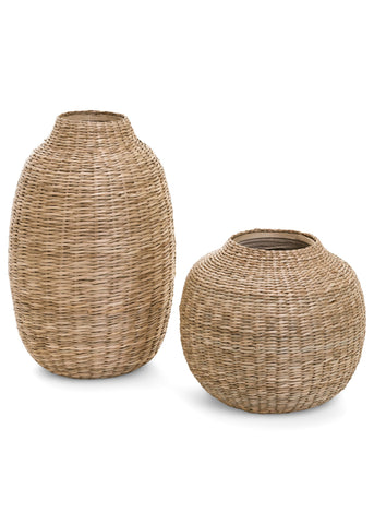 Natural Seagrass Vases