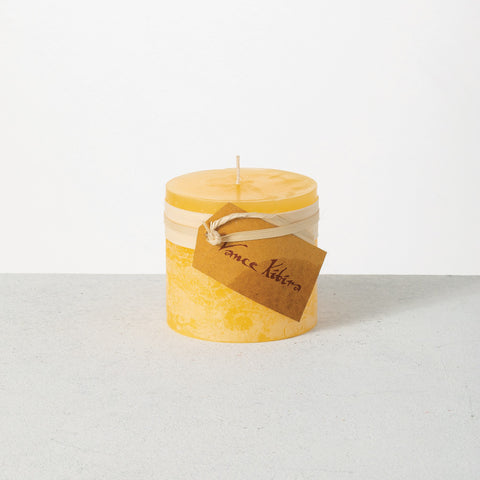 Timber Candles, Pale Yellow