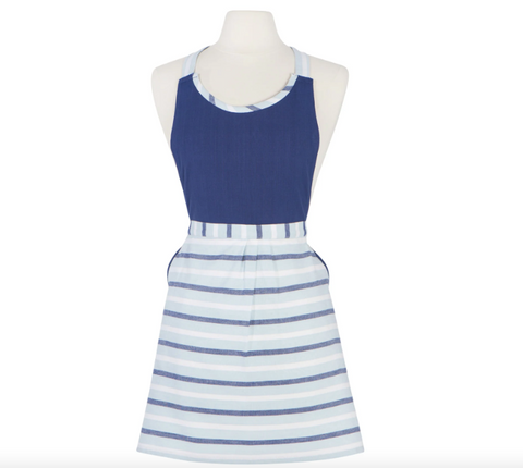 Petite Apron, Seaside Stripe