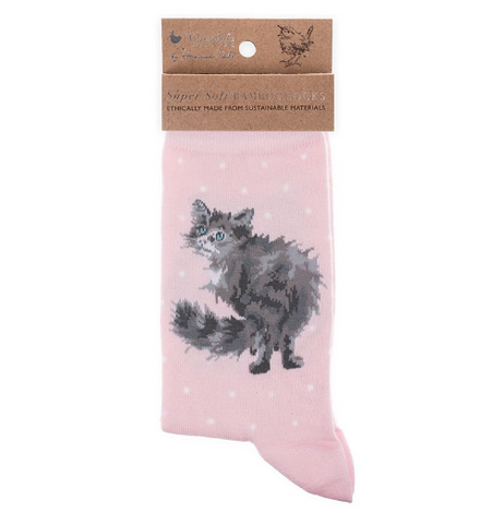 Wrendale Women's Socks, Glamour Puss