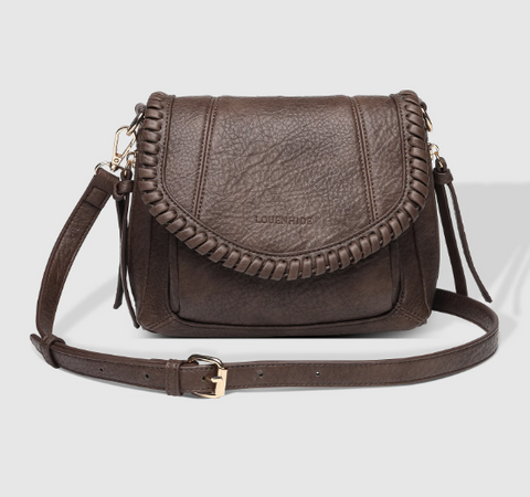 Shania Crossbody Bag, Chocolate