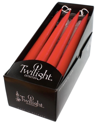 Danish Tapers, Dark Red