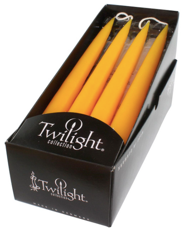 Danish Tapers, Bright Yellow