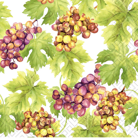 Paper Lunch Napkins, Grapes