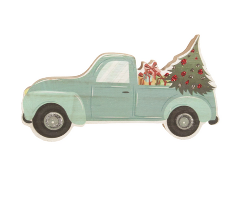 Wooden Truck Decor