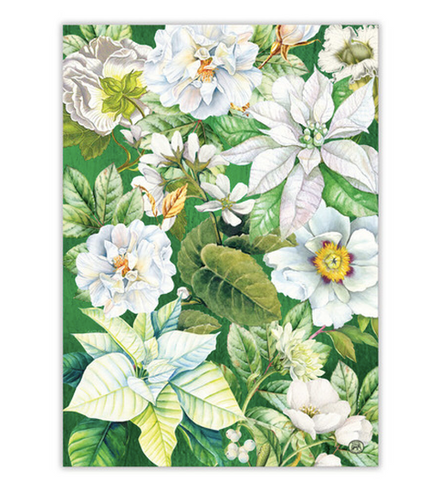 Winter Blooms Tea Towel