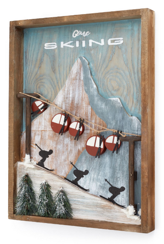 Gone Skiing Wall Decor