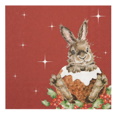 Paper Beverage Napkin, Merry Little Christmas