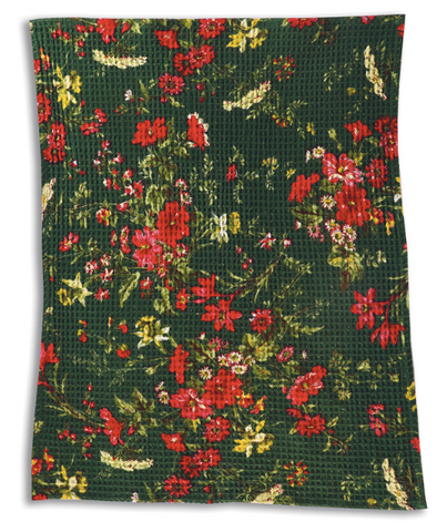 April Cornell Tea Towel, Graceful Garden - Pine