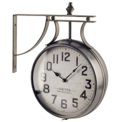 Lindsay Double Sided Clock