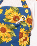 April Cornell Apron, Sunflower Valley - Navy