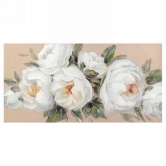 Bunch of White Flowers Canvas