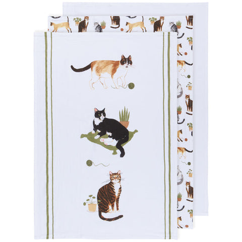 Baker's Floursack Tea Towels, Cat Collective