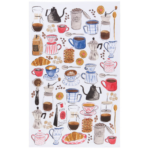 Coffee Break Tea Towel