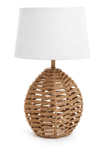Table Lamp with Rope Base