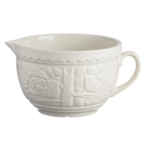 Forest Batter Bowl, Owl - Cream